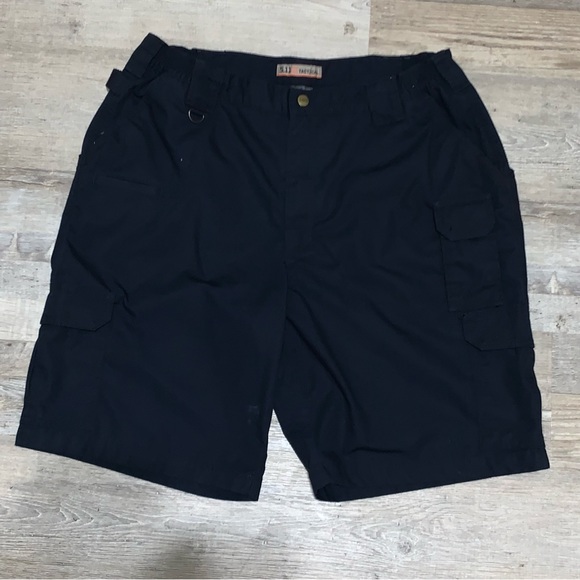 5.11 Tactical Other - 5.11 Tactical Cargo Shorts Mens Size 40 Navy Blue Ripstop Canvas